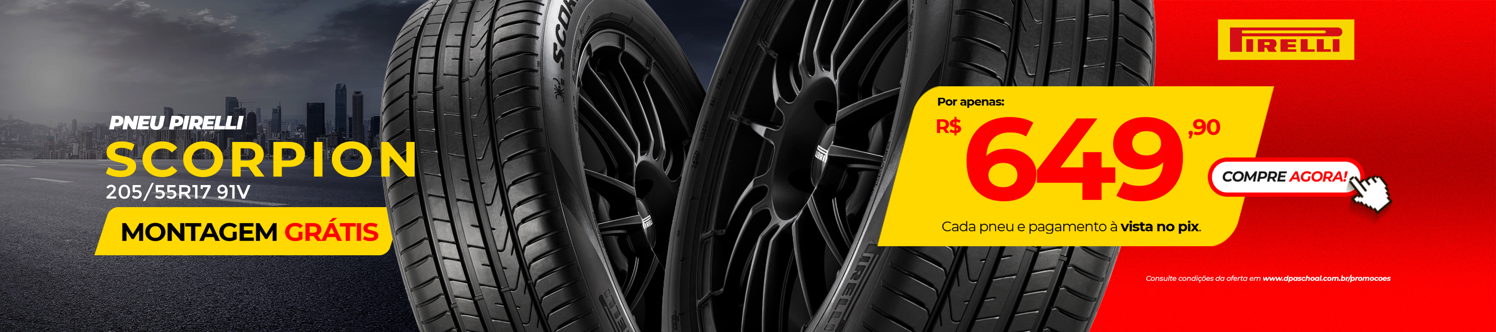 Maio - Pirelli - Aro 205/55R17